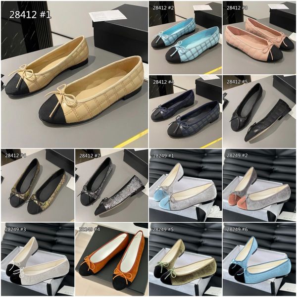 Top Canvas Slipper Lady Office Ballet Shoe Sandal Summer Dress Shoes Luxury Design Size EU35-41