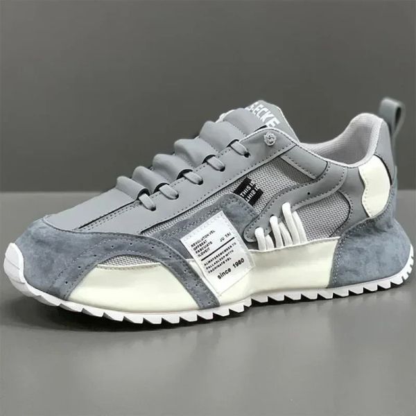 Sneakers Men Summer Mesh Mocassins Lace-up Leather Sports Four Seasons Running Shoes Casual Forrest Shoe Forrest Gump DH5727163