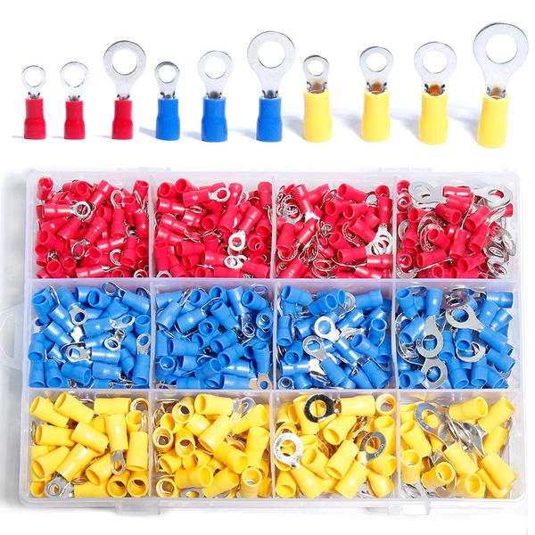 Ring Cable Squeeze terminal copper cable wire connector Quick Crimp set Electrical kit Round Cold pressing O shaped plug joint