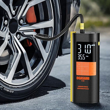Cordless Rechargeable Tire Inflator with Digital Pressure Gauge