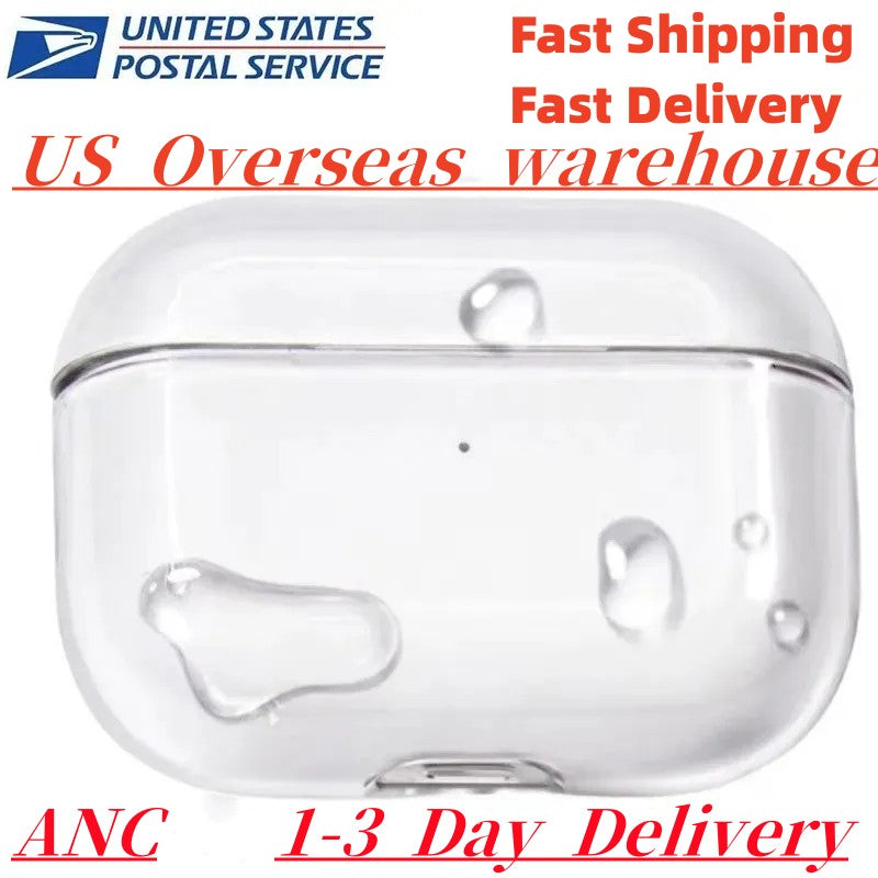 USA Stock Delivery Pro 2 2nd Generation air 4 3 pros max Headphone Accessories Solid Silicone Protective Earphone Cover pods max Wireless Charging S