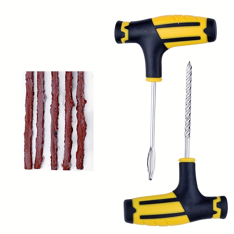 TEMU Complete Tire Repair Kit For Cars And Motorcycles - Easy To Repair And Replace Tools, Metal Structure