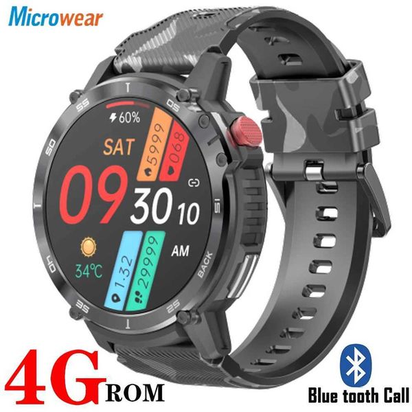 New Smart Watch Men 4G ROM 1G RAM e Tooth Call 400mAh Sports Watches IP68 Waterproof C22 Smartwatch 2023 1.6 Inch 400*400 HDXJ250108