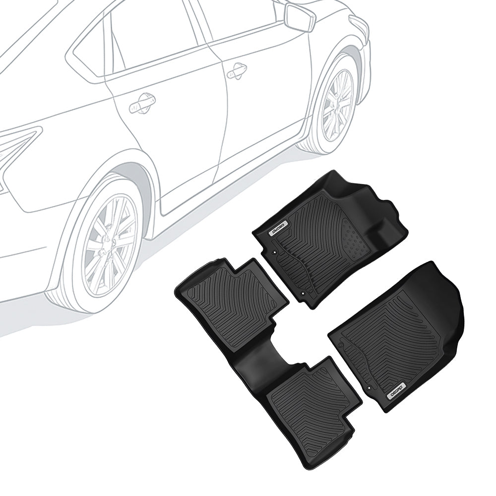 OEDRO Floor Mats for 2014-2015 Nissan Altima & 2016-2020 Maxima, All-Weather Guard TPE Full Set Floor Liners