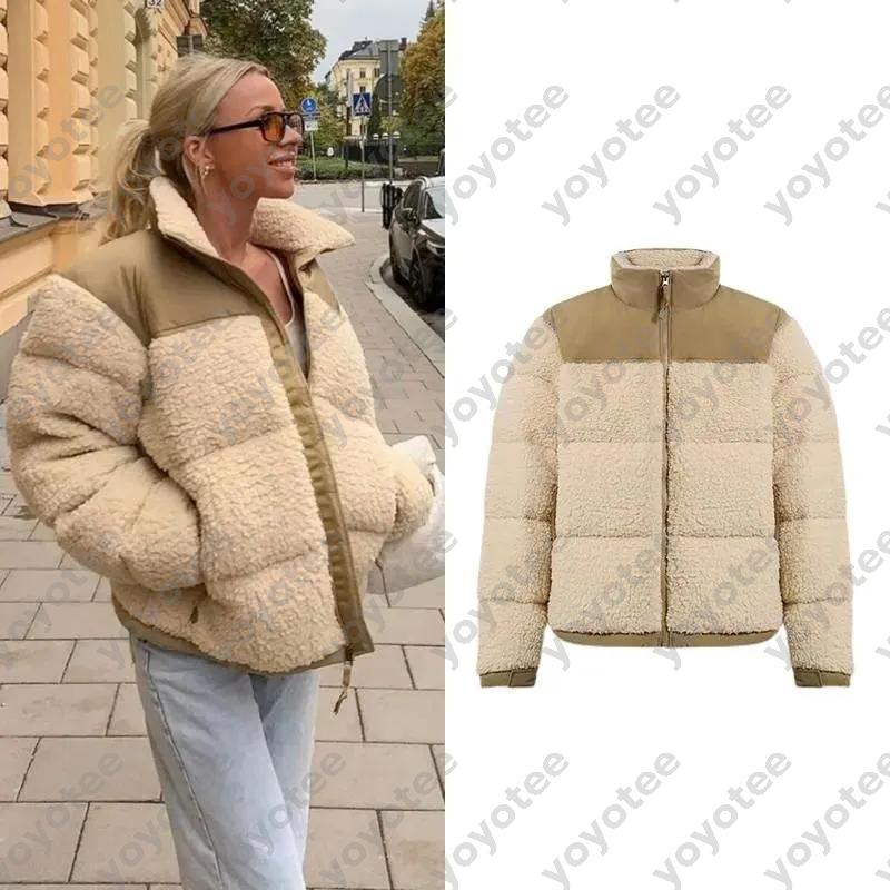 Designer Womens Jackets Winter Fleece Jacket Women Faux Shearling Outerwear Coats Female Suede Fur Coat Mens Warm Thickened Lamb Puffer