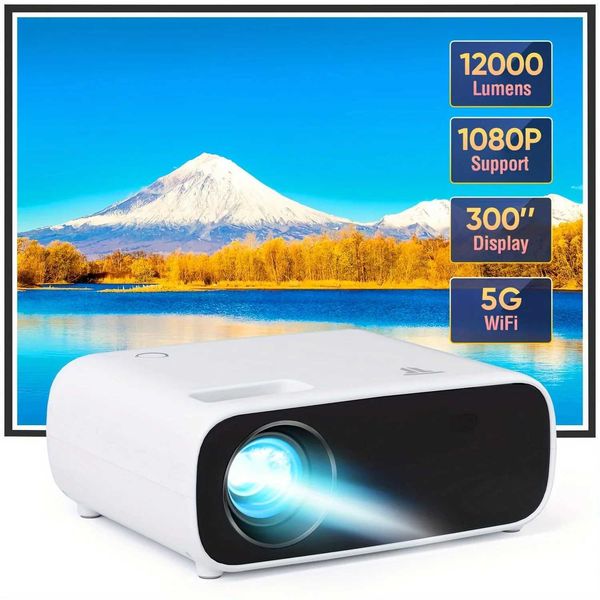 Projectors Upgrade to 2K Full Scene Coverage Projector with 5GWifi for IOS-Android-Notebook-TV Box-5-XBO S2527