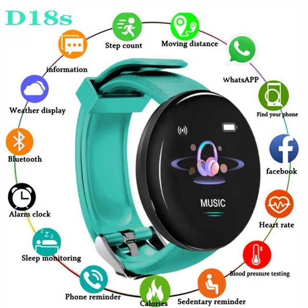 High Quality Mens womens blood pressure waterproof smartwatch heart rate monitor fitness tracker Android iOS sports watch O241213
