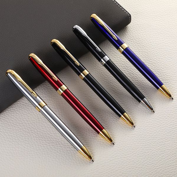 Ballpoint Pens Wholesale Stationery Office Supplies Material Escolar Pen School Parker Sonnet Sier Color Gold Clip Drop Delivery Busin Dh9I8