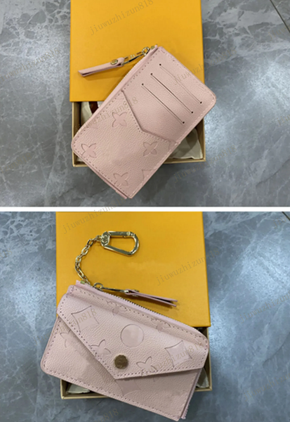 Women&#039;s Designer Leather Mini Wallet with Card Holder, Coin Purse, Key Pouch, and Gift Box