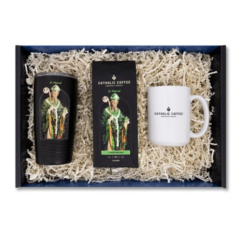 St. Patrick Irish Cream Coffee, Tumbler, & Mug Gift Set