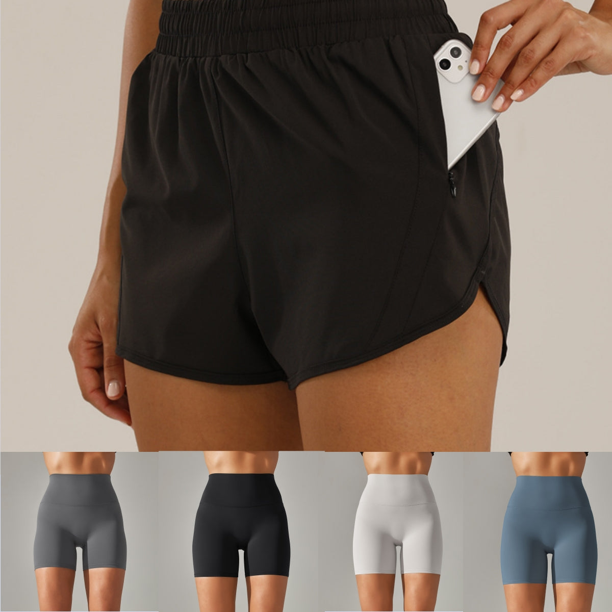 Designer Yoga Shorts Women Active Shorts lalign leggings Outfits Sports Triple Short Pants Exercise Fitness Activewear Running Leggings gym slim fit