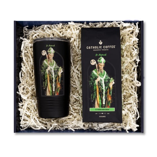 St. Patrick Irish Cream Coffee and Tumbler Gift Set