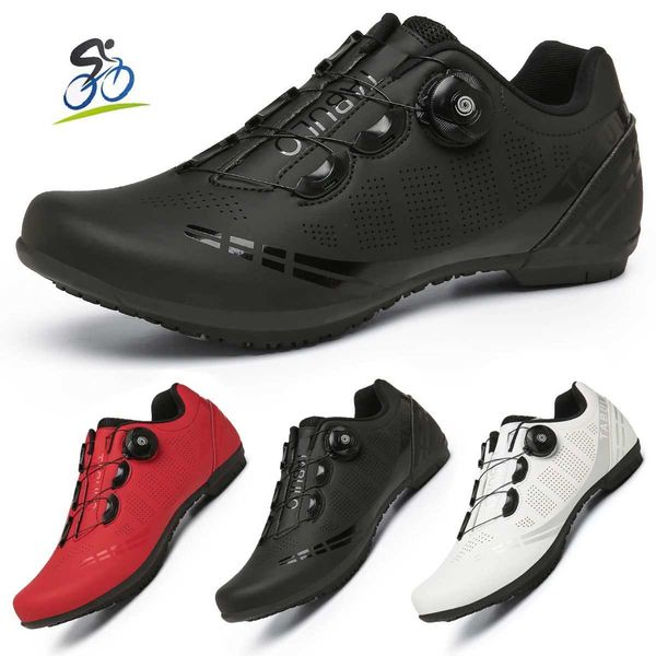 Mens cycling shoes professional sports shoes cycling flatbed racing shoes mens breathable mountain biking shoes anti slip CL241018