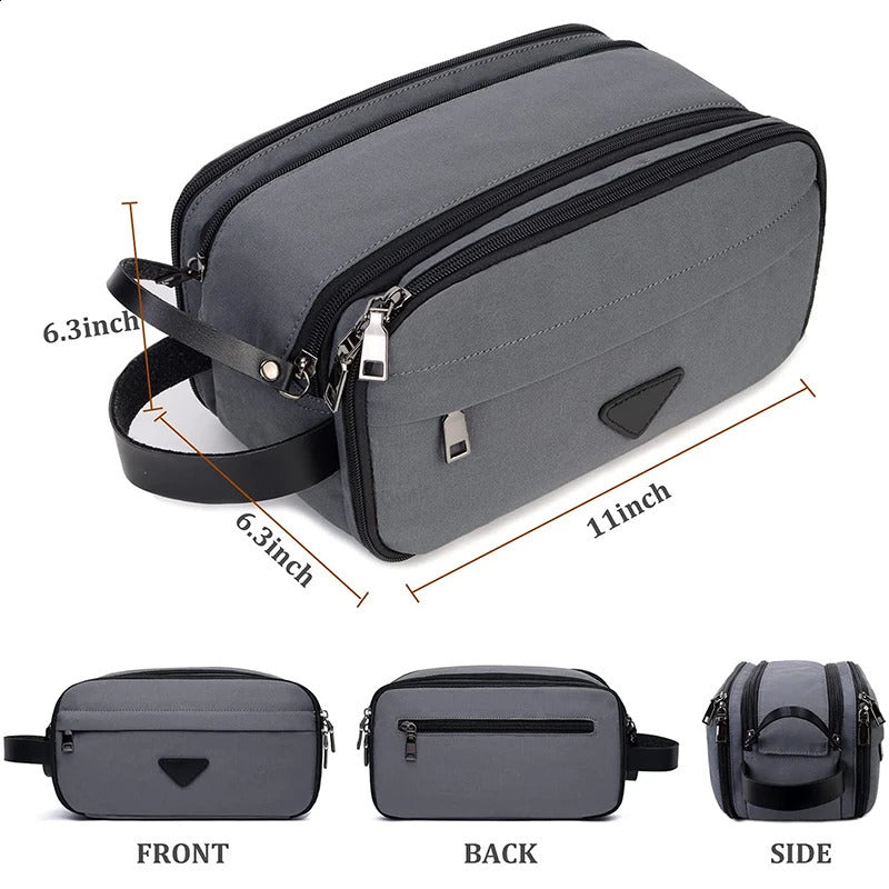 Travel Business Toiletry Bag Waterproof Shaving Dopp Kit for Men Women Shower Bathroom Makeup Cosmetic Organizer Handbag 240904 4