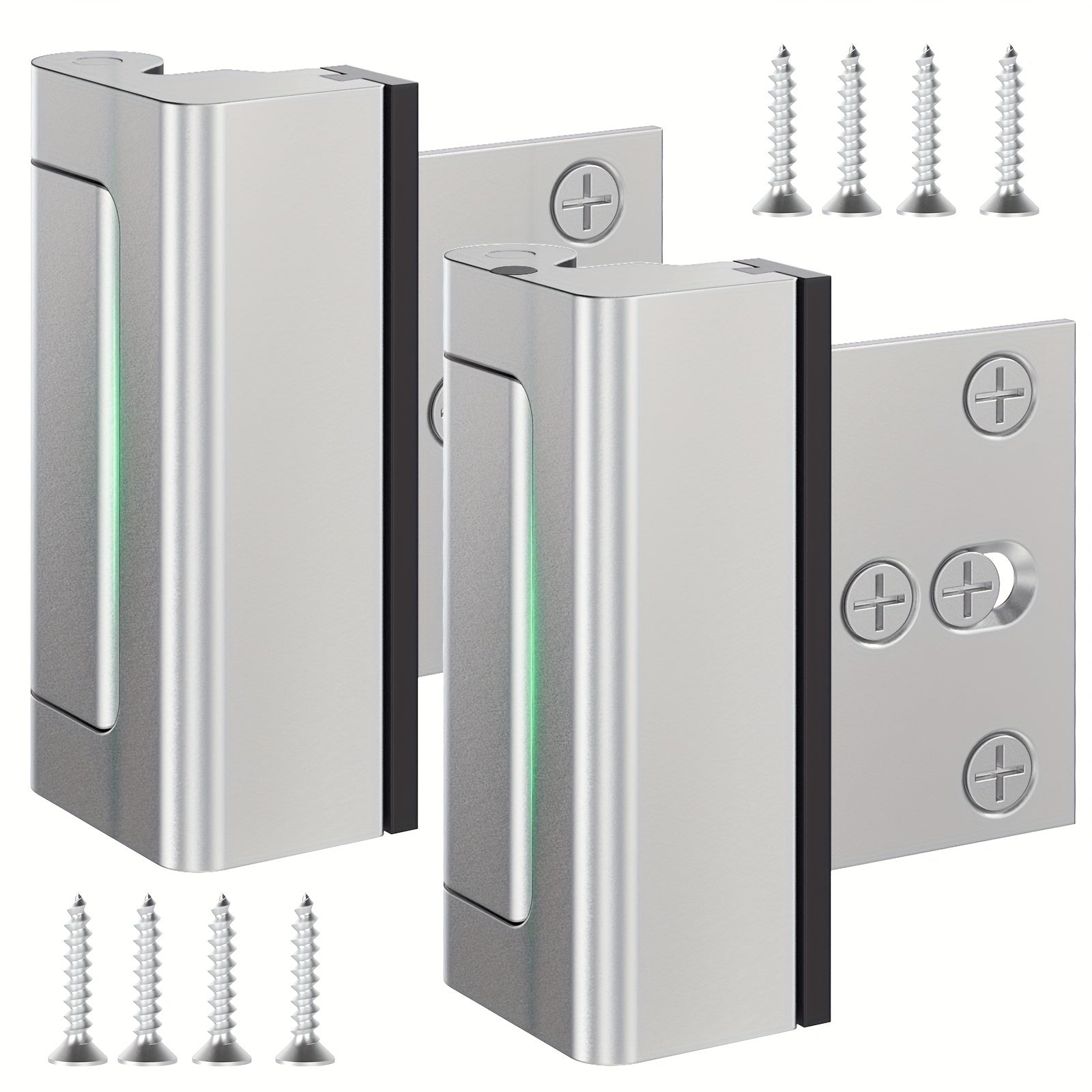 TEMU 2 Pack Home Security Door Lock, Reinforcement Front Door Locks 800 Lbs, For Swinging Inside Door,