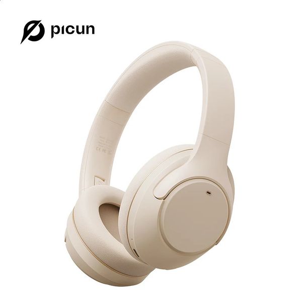 Picun F2 hybrid active noise cancelling headphones built-in microphone spatial audio mode 50H playback time high-resolution audio 240710