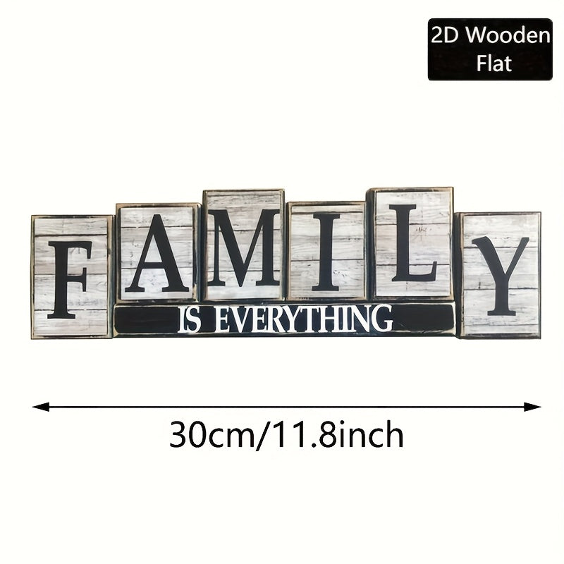 TEMU 2d Flat Printing, Theme Wooden Wall Decoration, Desktop Decoration, Sign, Suitable For Living Room, Bedroom, Study And Other Home Decorations,