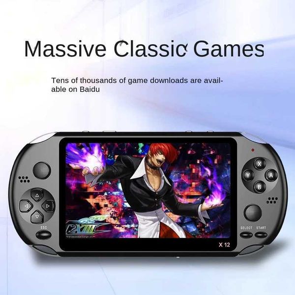 X12 5.5-inch Large Sn Arcade Player Classic Nostaic Game Console for Handheld Gaming ConsoleXJ250211