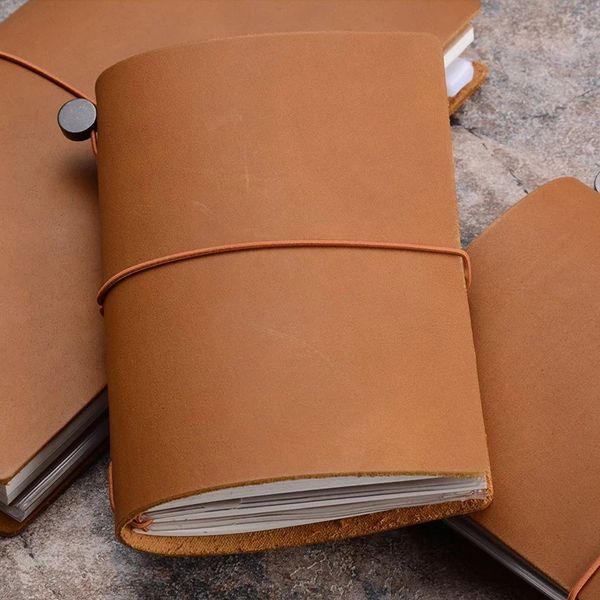 Fromthenon 100% Genuine Leather Notebook Planner Handmade Traveler Journal Passport Agenda Sketchbook Diary Stationery 250120