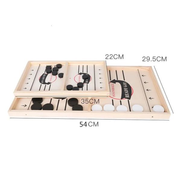 Table Hockey Paced Sling Puck Board Game Fast Winner Party Adult Child Family Desktop Battle 250116