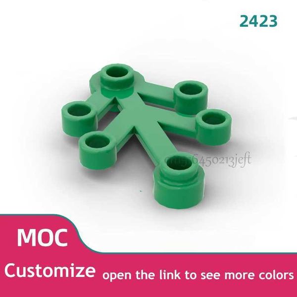 200pcs Plants Leaves Building Blocks House Garden Foliage Accessories DIY Construction Assembles Bricks 2417 2423 Compatible legC250210