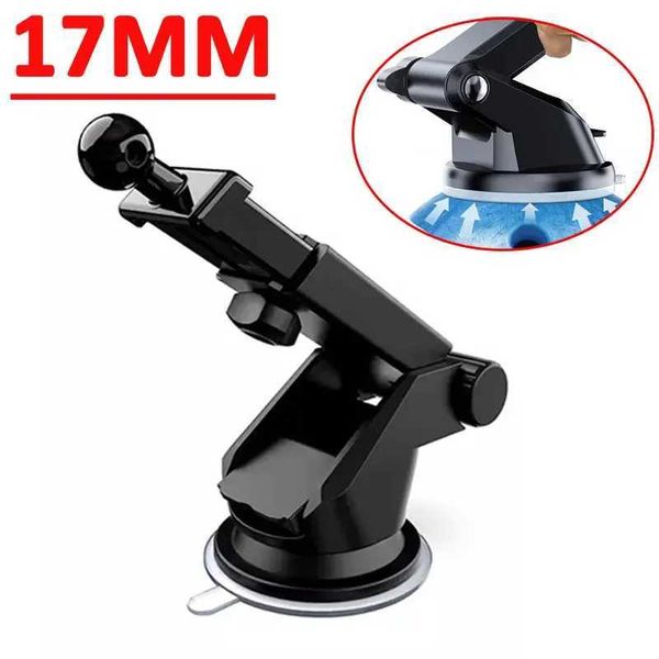 Cell Mounts Holders 17mm Holder Accessories Suction Cup Mobile Stand Ball Head Base for Car Windshield Dashboard Phone Mount S246062