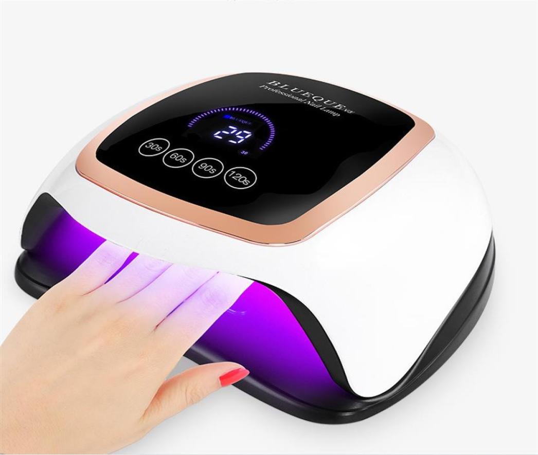 Epacket UV Led Nail Lamp Dryer Gel Light for Nails Fast Drying Polish Curing Lamp Professional with 4 Timer Smart Sensor and LCD D1226585
