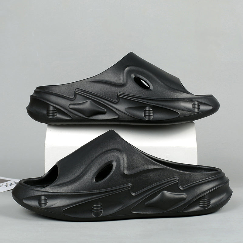 2024 Men Women Slippers Indoor Outdoor Sandals Beach Thick Sole Slides Mens Casual Shoes Flip-flops Home Slippers Sandals 36-45