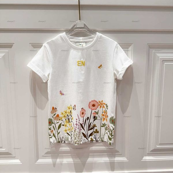 Top Girls dress summer princess dress Short-sleeved crew neck baby skirt kids designer clothes Various styles baby dress