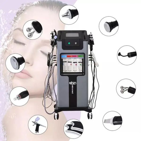 Hot Selling Microdermabrasion Machine Multifunctional 10 in 1 Skin Cleaning Facial Device Microcomputer Ultrasonic Equipment Multifunction B