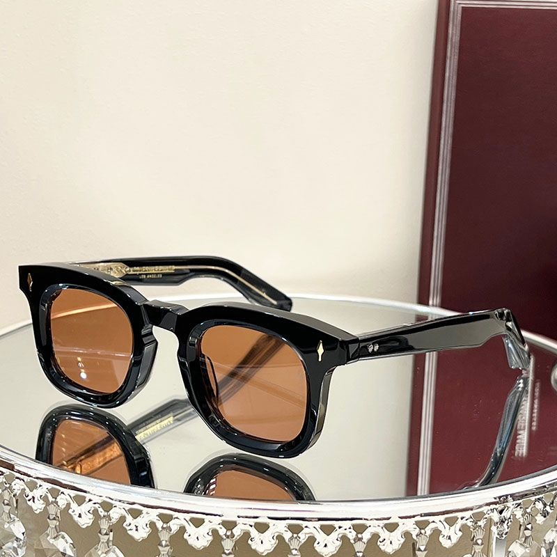JACQUES MARIE DEVAUXI sunglasses for women handcrafted luxury fashion saccoche sunglasses designer men thick retro eyewears frames original box