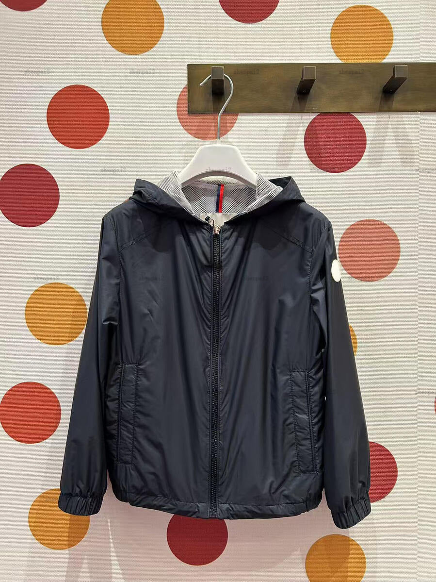 Luxury hooded baby coat High quality boys girls Jacket kids designer clothes autumn Zipper child Outwear A239X07N061