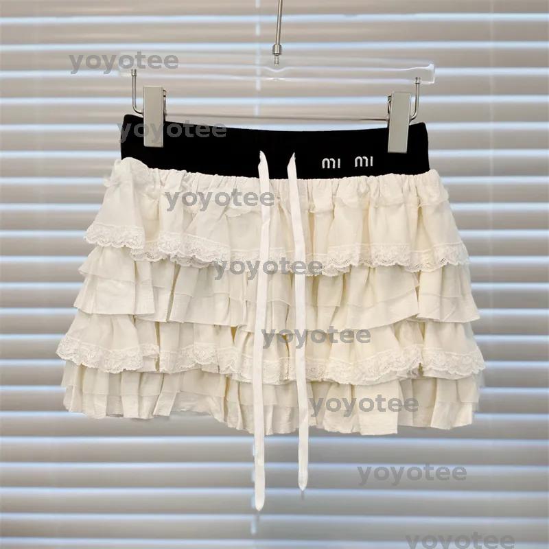 Designer Mini Skirt Womens Skirts High Waist Split Skirt For Woman Summer Drawstring Puffy Dress Sporty Running Mui Pleated Skirt BFG25011310