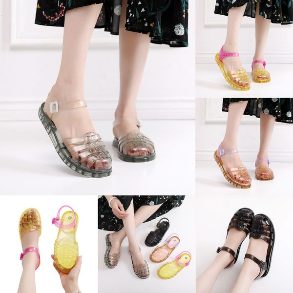 Sandals Summer Women Jelly Casual Flat Slipper Fashion Comfortable Non-Slip Beach Shoes