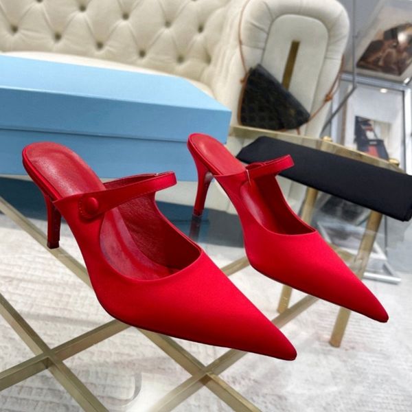 New sandals for women bow famous designer shoes summer solid color high heels luxury diamond leather geometric shape fashion shoes buckle la