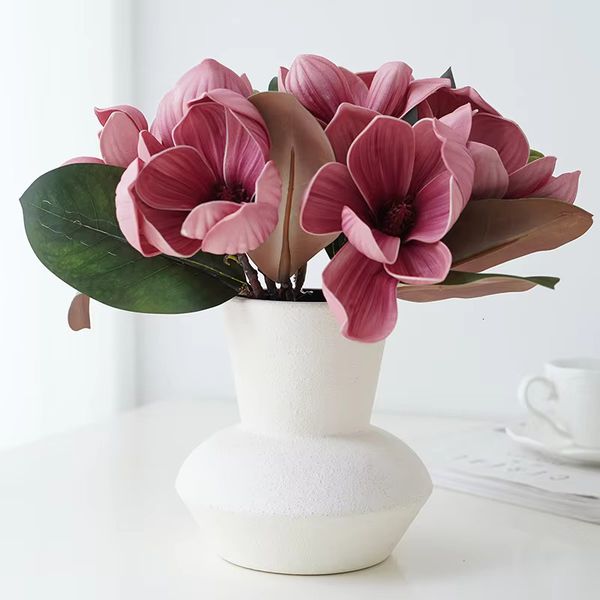 Wholesale EVA Foam Magnolia Simulation wer Fruit Bouquet Soft Household Decorations Artificial wers Photograpps