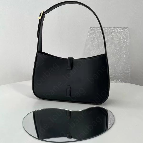 Hot Tramp Fashion Designer Bags With Metallic Letters Genuine Sheepskin Crocodile Deluxe Handbag High Quality Armpit Shoulder Bag Ladies Pur