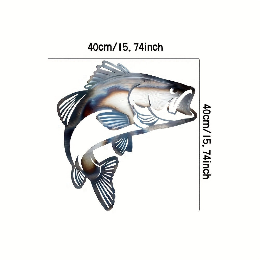 TEMU Art Deco Wall Decor - Wall Art With Intricate , Durable Indoor-outdoor Hanging Ornament For Home, Garden, Aquarium, Boat - Ideal Gift For , No