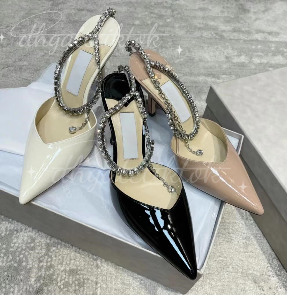 Designer woman Dress Shoes luxury Lady Slingback Pointed Toe Ankle Strap London Pearl Holiday Party bing High Heels Platform Beige Pumps Sandals03