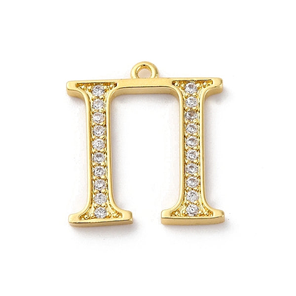 Pendentif en zircone cubique micro pavé de laiton placage en rack