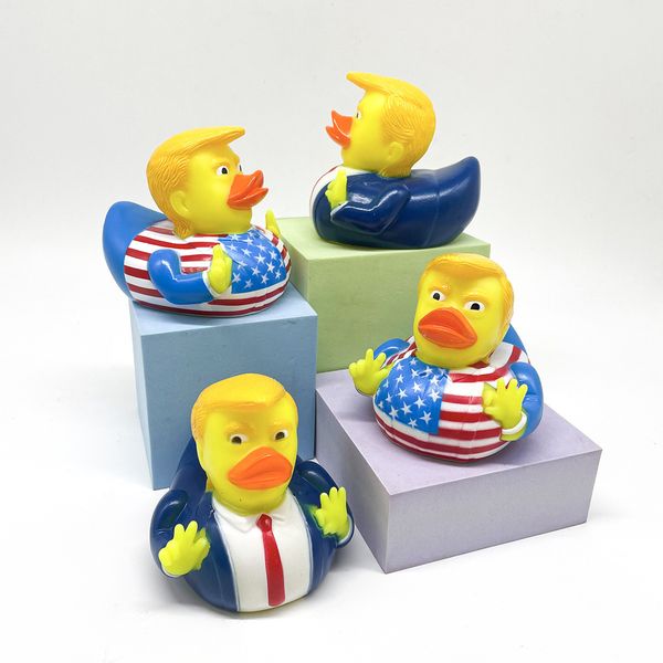 Creative PVC Trump Duc Favor Bath ating Water Toy Party Supplies Funny Toys Gift
