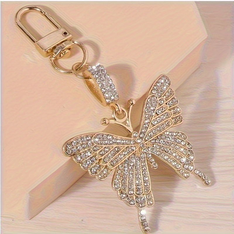 TEMU Gothic Punk Style Golden Alloy Bag Chain With Charm & Accents - Valentine's Day Gift For Women, Durable Handbag-backpack Decoration Accessory