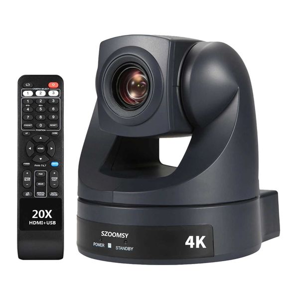 Webcams PTZ camera HDMI 1080P USB 4K 30f 10x optical zoom video conference network camera used for conference live streaming and church Skyp