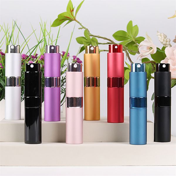 Packaging Bottles 8-10ml Essential Oil Perfume Bottle Empty Refillable Fine Mist Spray Bottles Portable Perfumes Atomizer Fragrance Sample V