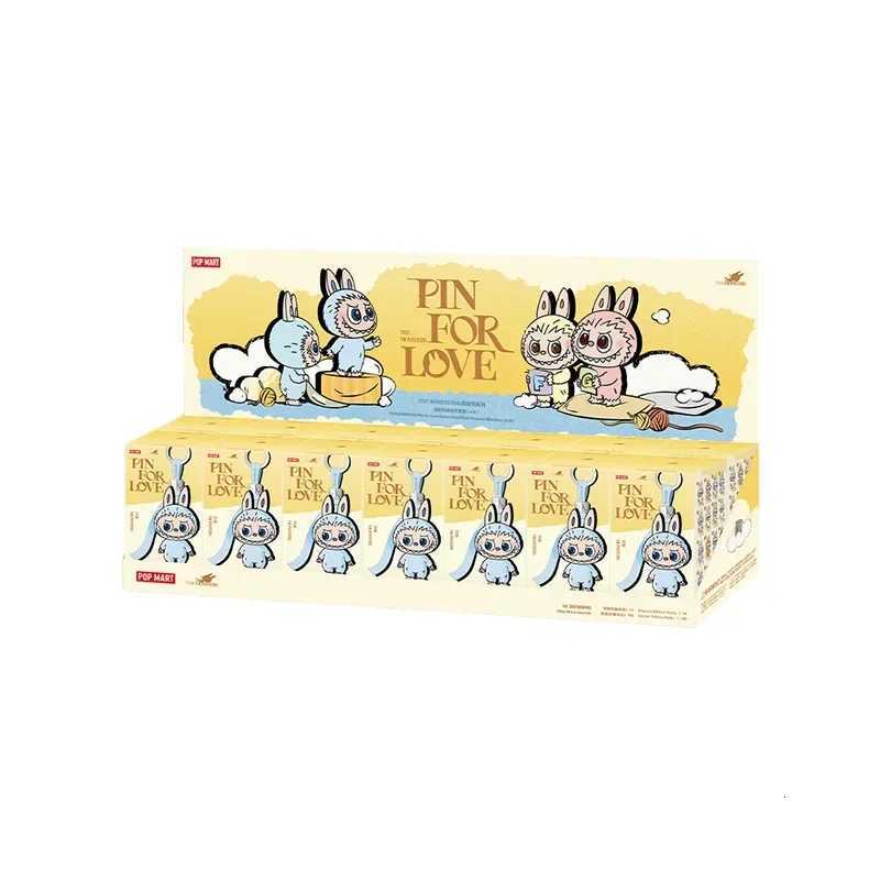 Mini Labubu 100 Authentic THE MONSTERS PIN FOR LOVE Series Blind Box Bag Toys Doll Gift Z250913