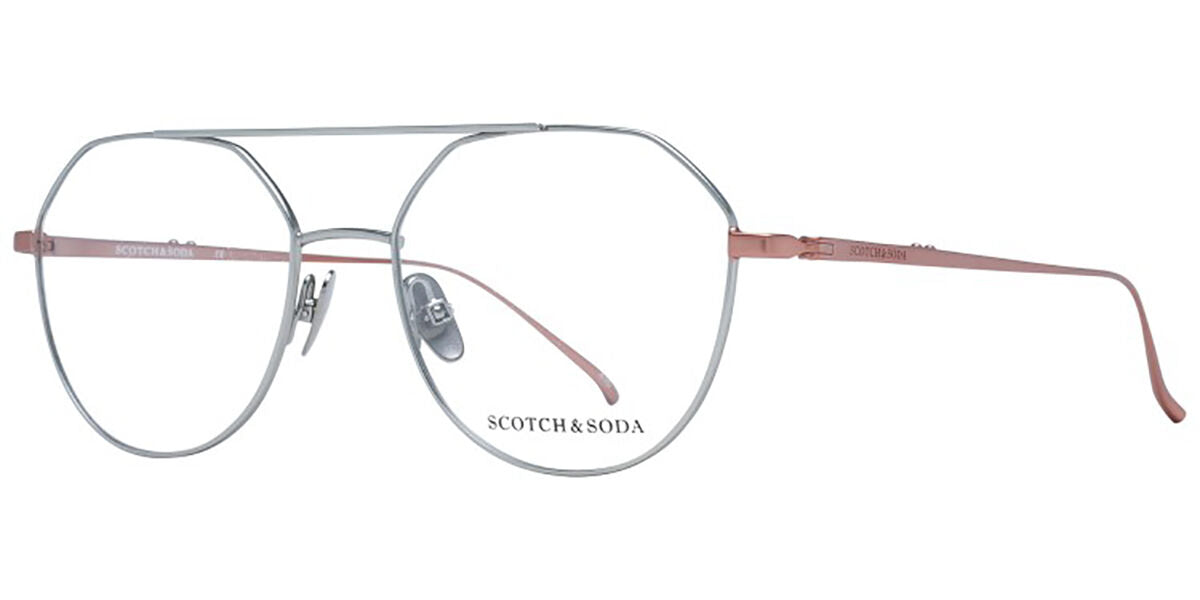 Scotch & Soda SS1004 902 Men's Glasses Silver Size 53 - Free Lenses - Blue Light Block Available