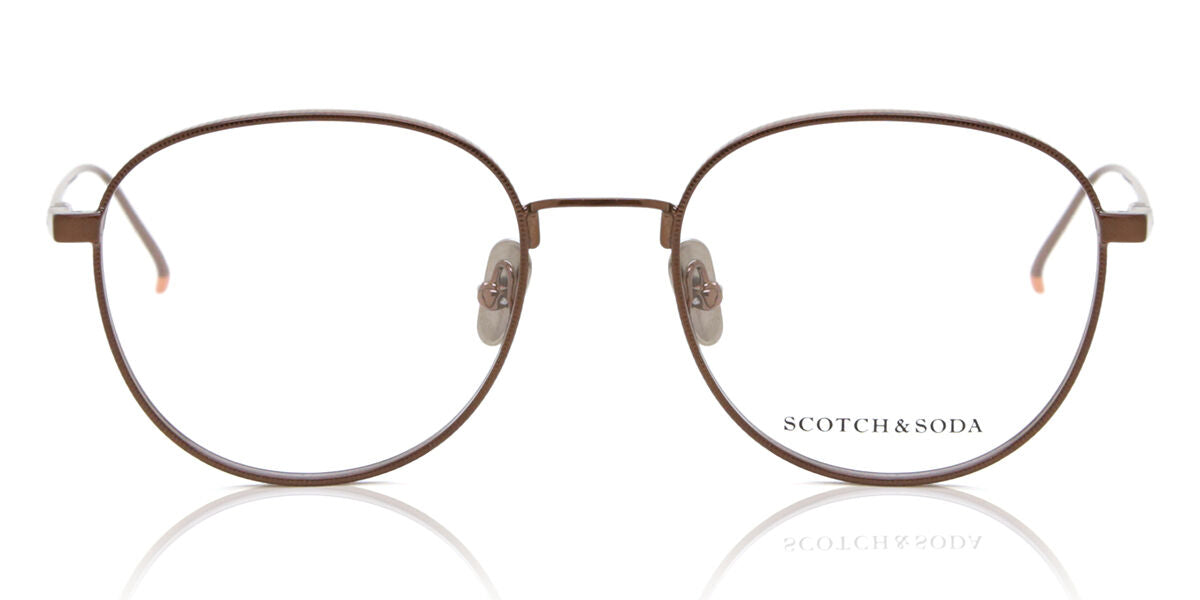 Scotch & Soda SS2001 186 Men's Glasses Brown Size 51 - Free Lenses - HSA-FSA Insurance - Blue Light Block Available