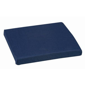 Standard Polyfoam Wheelchair Cushion 16" x 18" x 2", Navy