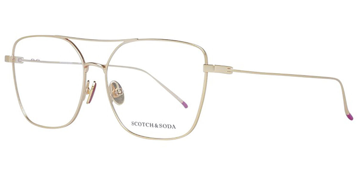 Scotch & Soda SS1008 456 Men's Glasses Gold Size 55 - Free Lenses - Blue Light Block Available