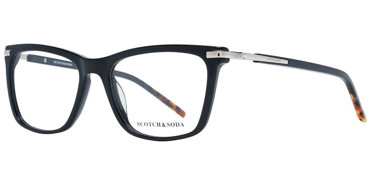 Scotch & Soda 3010 004 Men's Glasses Black Size 51 - Free Lenses - HSA-FSA Insurance - Blue Light Block Available